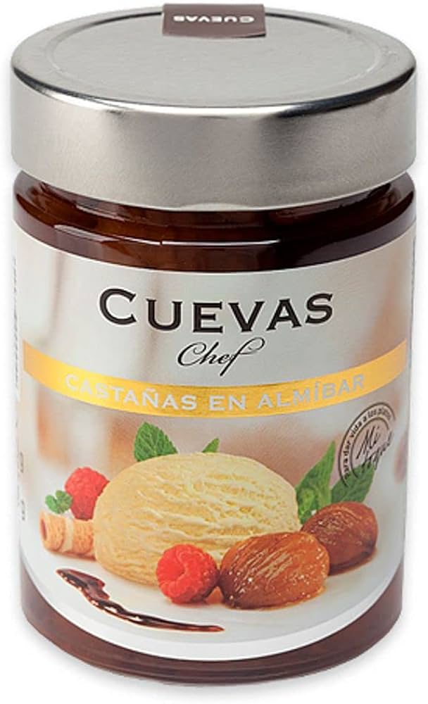 Chestnuts cooked in syrup - Cuevas Chef