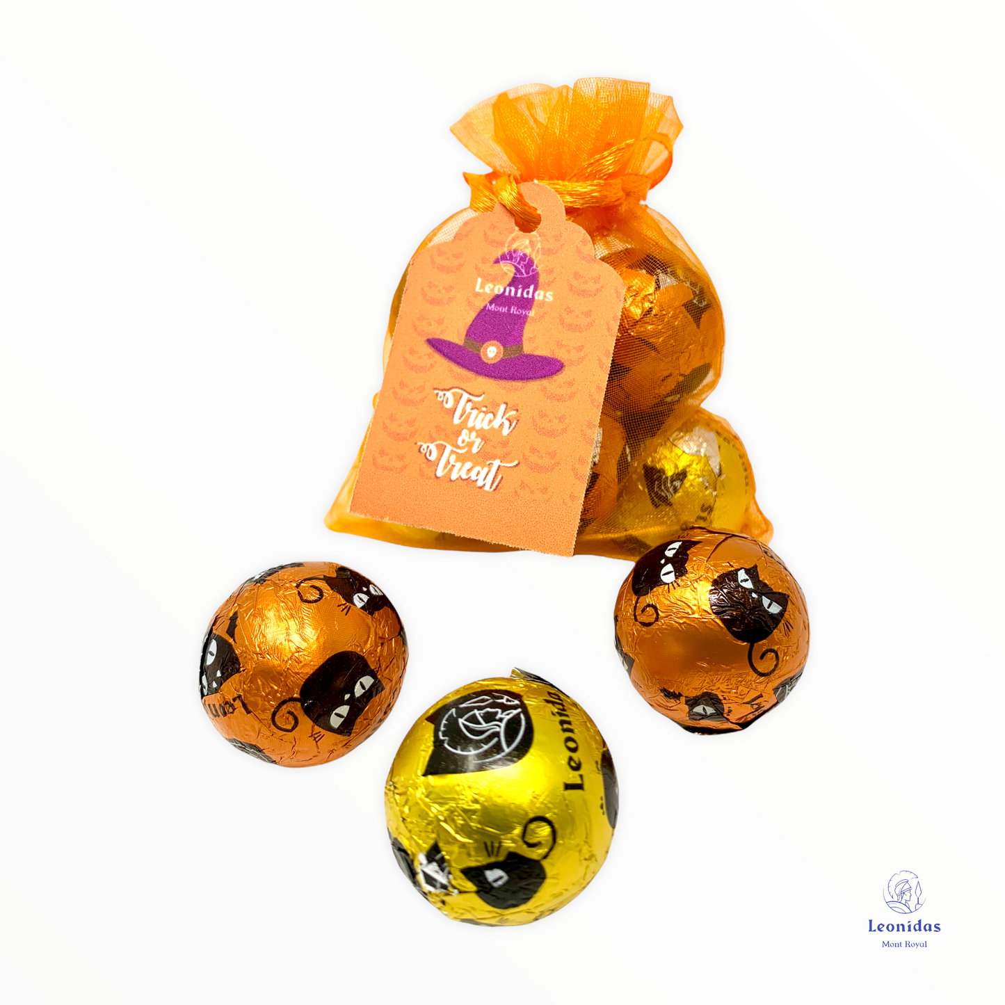Sac de 8 Chocolats d'Halloween