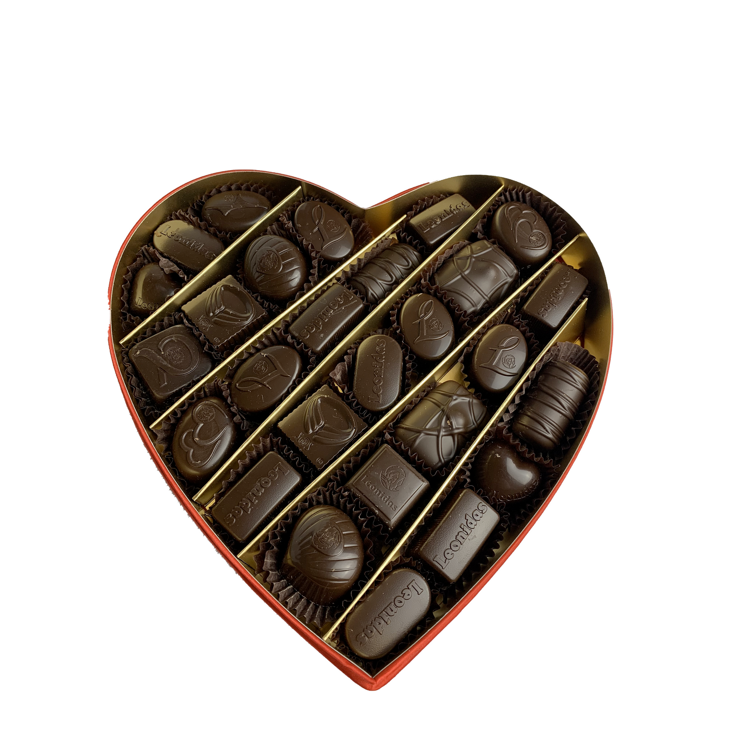 Coeur Velours 27 Chocolats Leonidas- Boites-Cadeaux