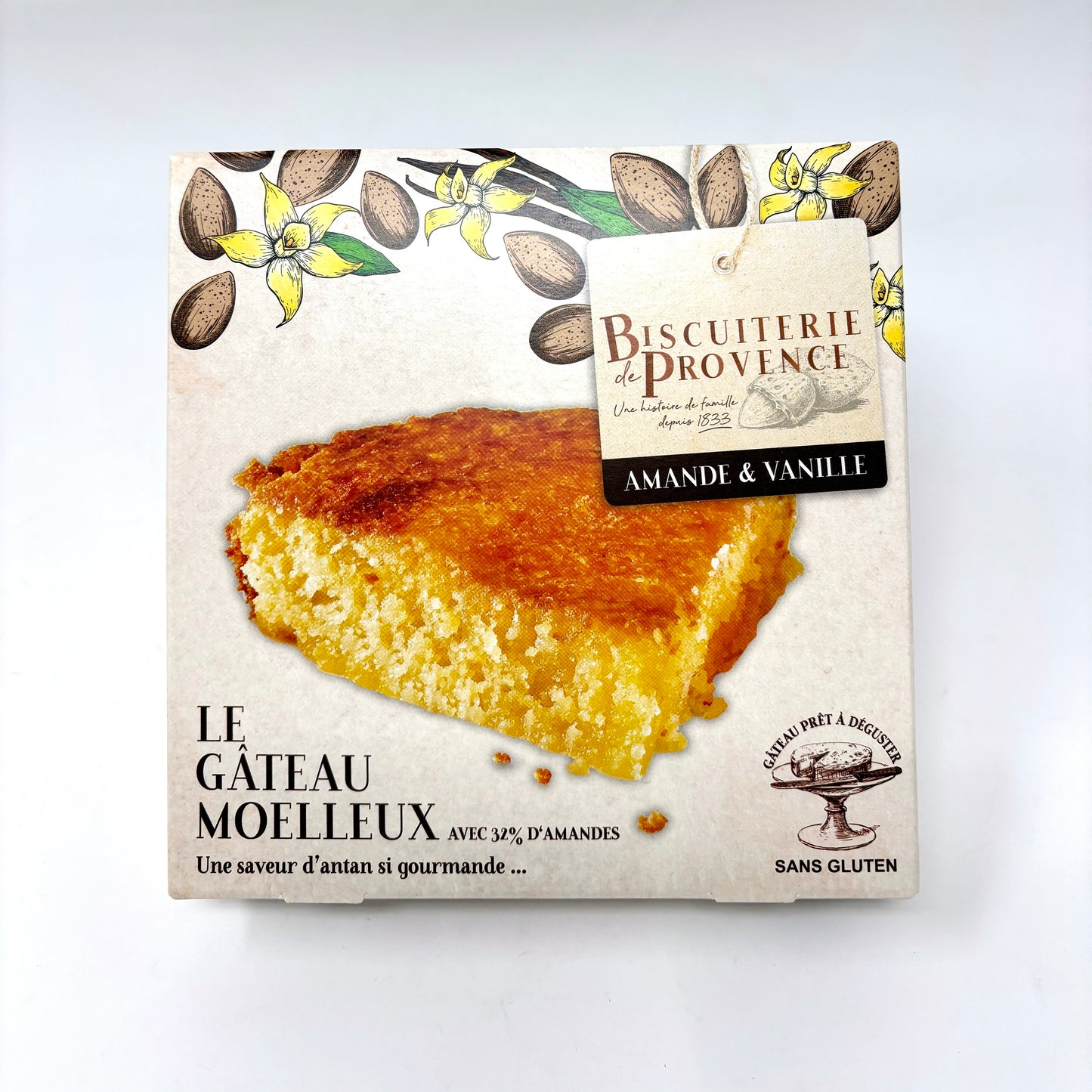 Le gateau moelleux - Biscuiterie de Provence (SANS GLUTEN)