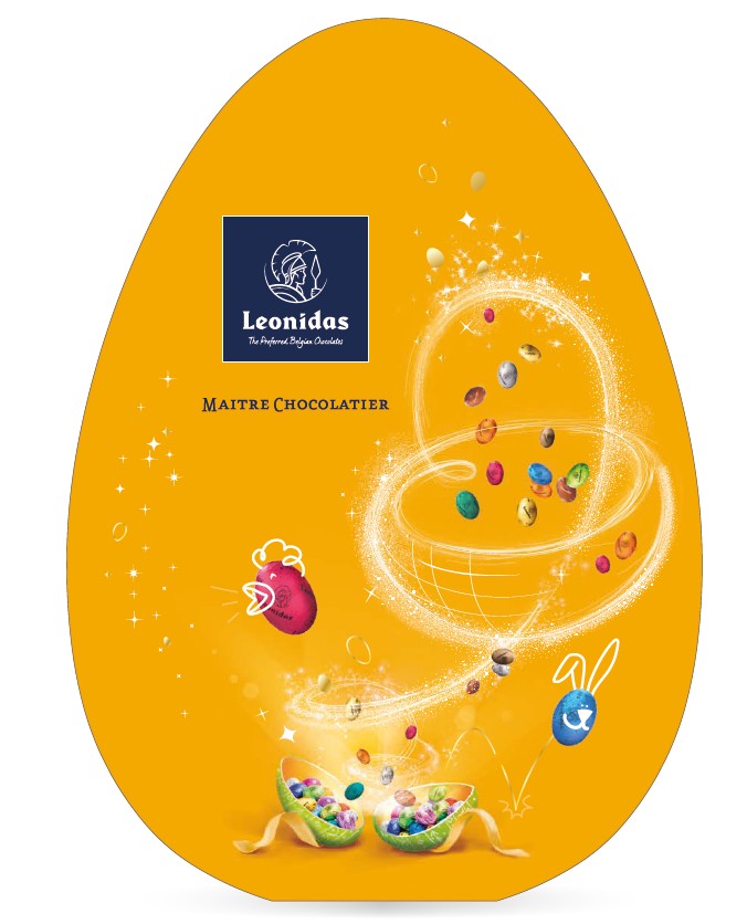 Leonidas - Boîte de 30 oeufs de Pâques avec ou sans gluten
