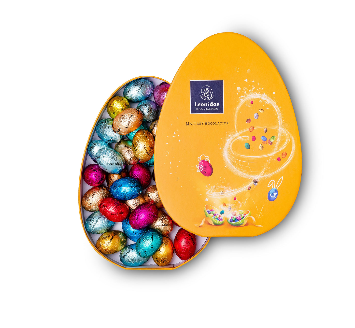 Easter Eggs Oval Box With Gluten or Gluten Free-Leonidas Easter-