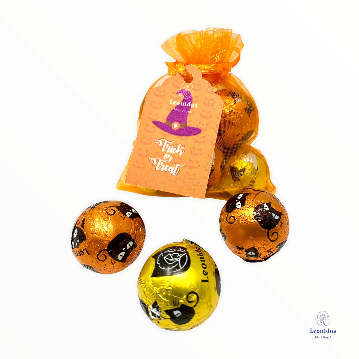 Sac de 6 Chocolats d'Halloween