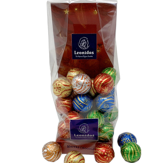 Assorted Leonidas Chocolate Christmas Balls Bag -Leonidas Boites-Noel-