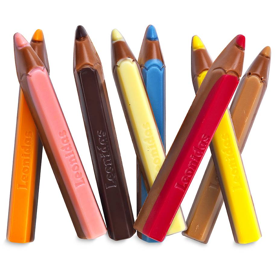 Leonidas - Crayons en chocolat au lait – Chocolats Leonidas